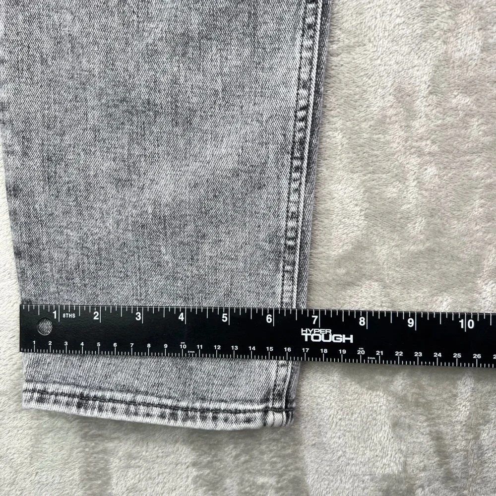 Rag & Bone Nina High-Rise Ankle Cigarette Jeans Womens 25 Grey Acid Wash Stretch